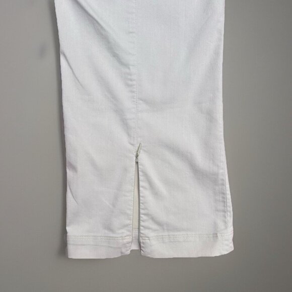 Nike DriFit Golf Pants Womens Size 6 Bone Khaki Capri Zip Pockets Stretch 298635 - Picture 9 of 9